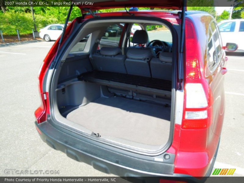 Tango Red Pearl / Gray 2007 Honda CR-V EX-L