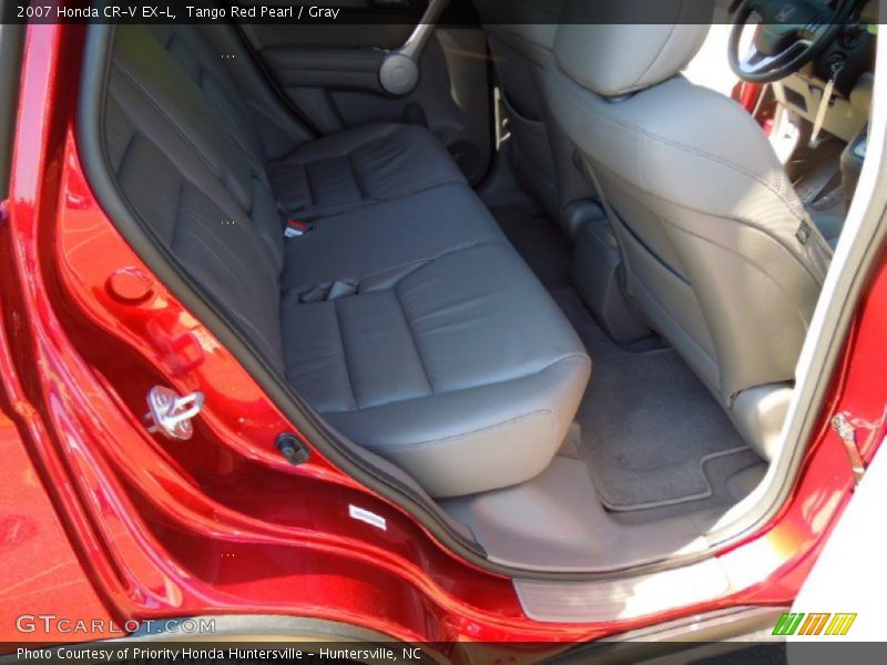 Tango Red Pearl / Gray 2007 Honda CR-V EX-L