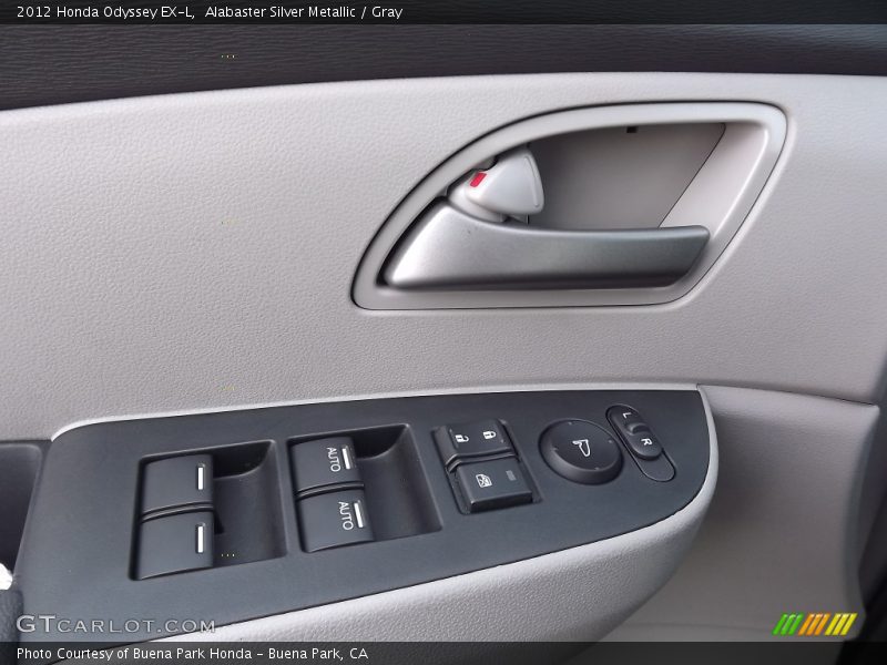 Alabaster Silver Metallic / Gray 2012 Honda Odyssey EX-L