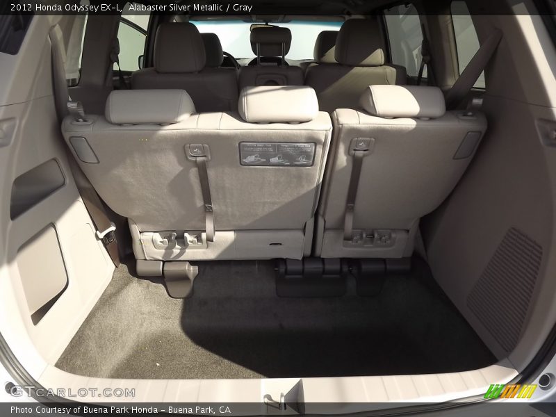Alabaster Silver Metallic / Gray 2012 Honda Odyssey EX-L