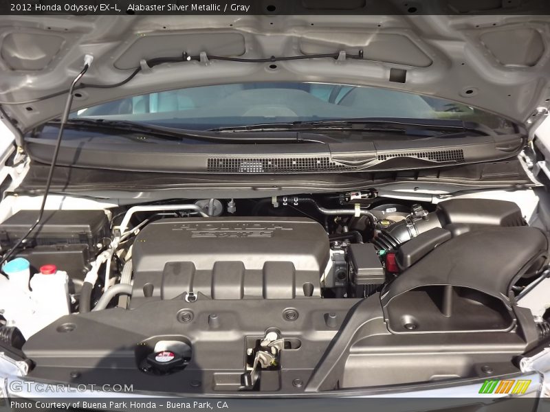 Alabaster Silver Metallic / Gray 2012 Honda Odyssey EX-L