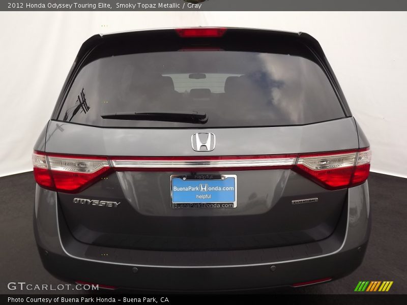 Smoky Topaz Metallic / Gray 2012 Honda Odyssey Touring Elite