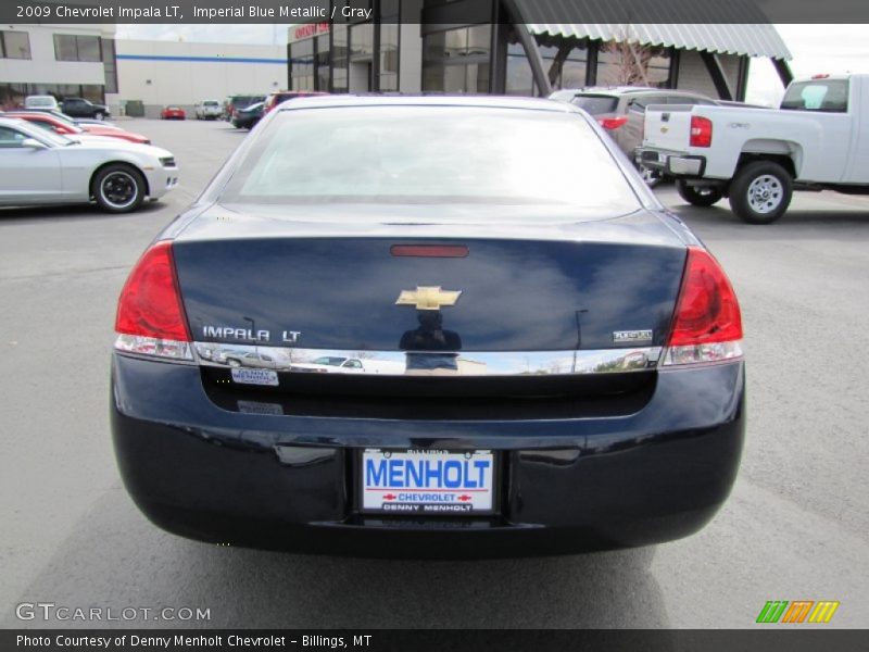 Imperial Blue Metallic / Gray 2009 Chevrolet Impala LT