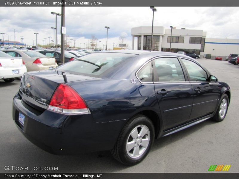 Imperial Blue Metallic / Gray 2009 Chevrolet Impala LT