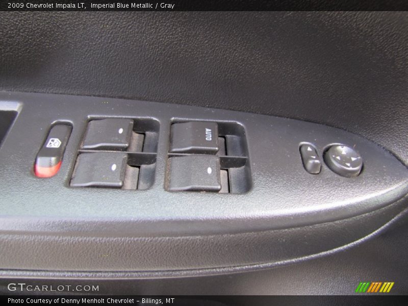 Imperial Blue Metallic / Gray 2009 Chevrolet Impala LT