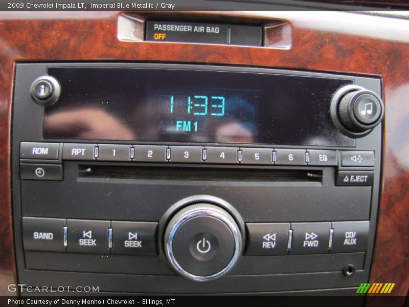 Imperial Blue Metallic / Gray 2009 Chevrolet Impala LT