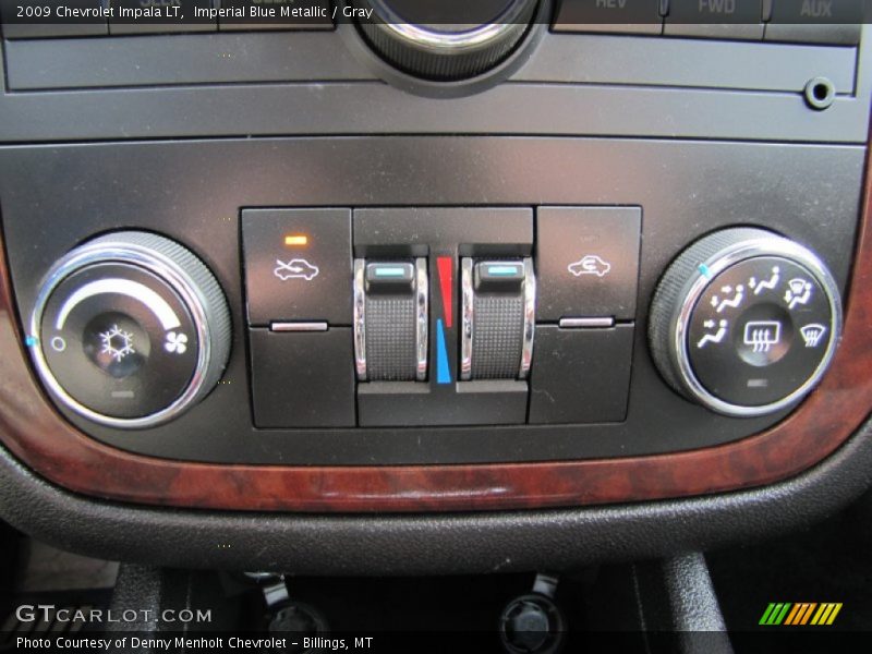 Imperial Blue Metallic / Gray 2009 Chevrolet Impala LT