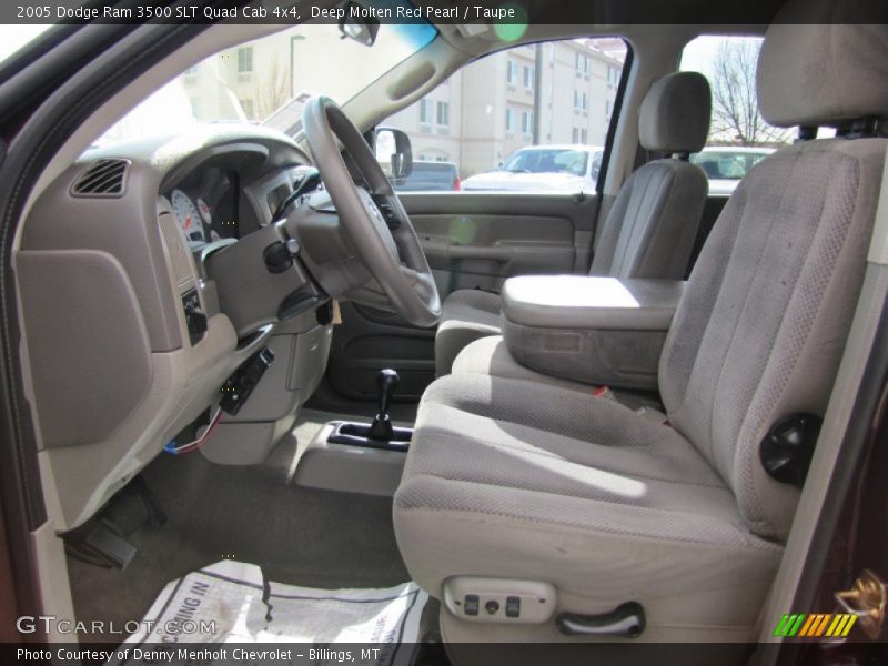 Deep Molten Red Pearl / Taupe 2005 Dodge Ram 3500 SLT Quad Cab 4x4