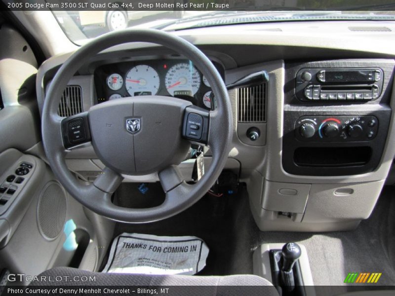 Dashboard of 2005 Ram 3500 SLT Quad Cab 4x4