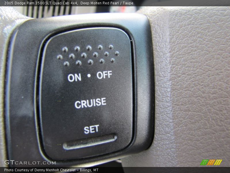 Deep Molten Red Pearl / Taupe 2005 Dodge Ram 3500 SLT Quad Cab 4x4