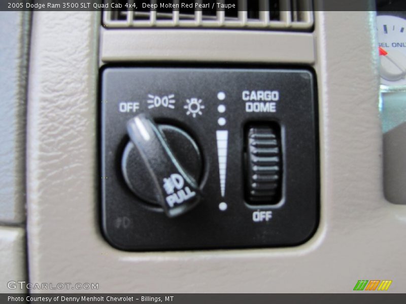 Controls of 2005 Ram 3500 SLT Quad Cab 4x4