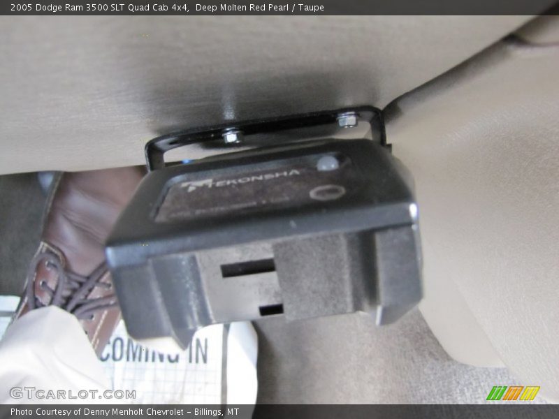 Deep Molten Red Pearl / Taupe 2005 Dodge Ram 3500 SLT Quad Cab 4x4