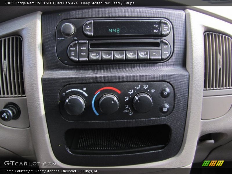 Controls of 2005 Ram 3500 SLT Quad Cab 4x4