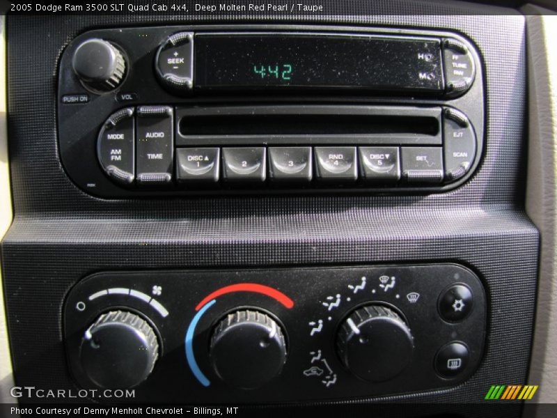 Controls of 2005 Ram 3500 SLT Quad Cab 4x4