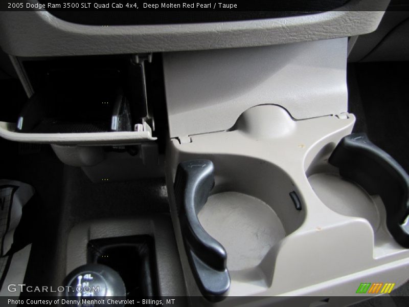 Deep Molten Red Pearl / Taupe 2005 Dodge Ram 3500 SLT Quad Cab 4x4