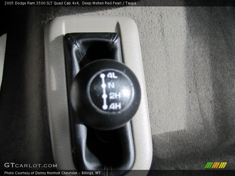 Deep Molten Red Pearl / Taupe 2005 Dodge Ram 3500 SLT Quad Cab 4x4