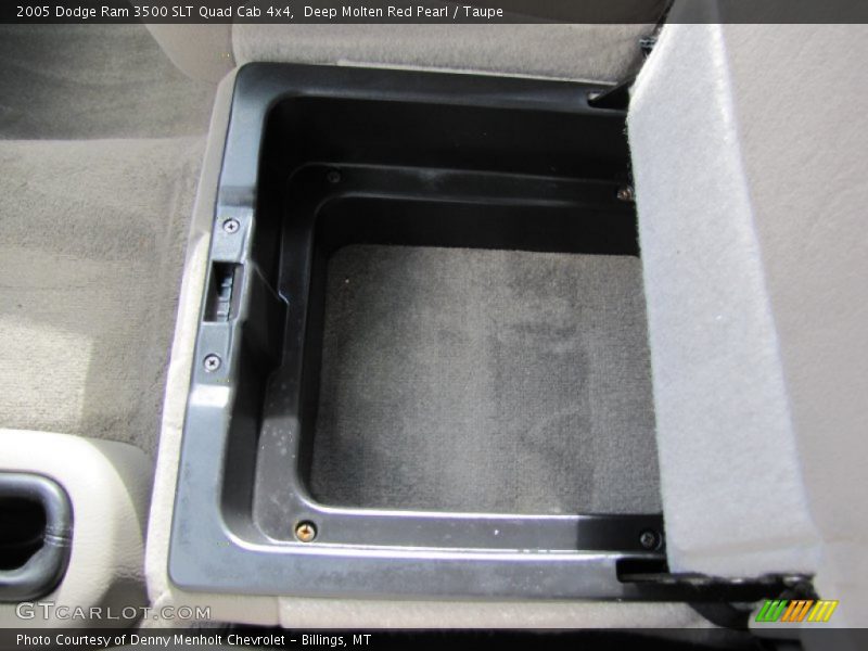 Deep Molten Red Pearl / Taupe 2005 Dodge Ram 3500 SLT Quad Cab 4x4