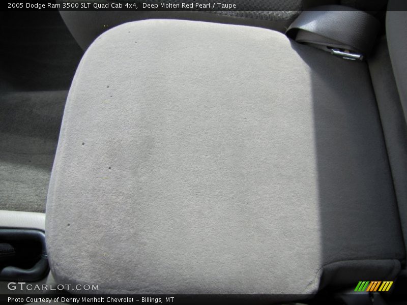 Deep Molten Red Pearl / Taupe 2005 Dodge Ram 3500 SLT Quad Cab 4x4