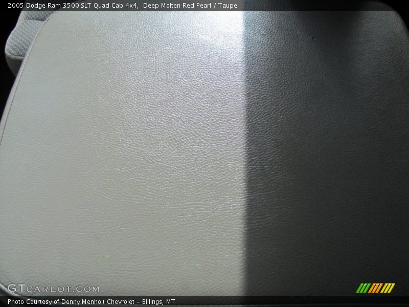 Deep Molten Red Pearl / Taupe 2005 Dodge Ram 3500 SLT Quad Cab 4x4