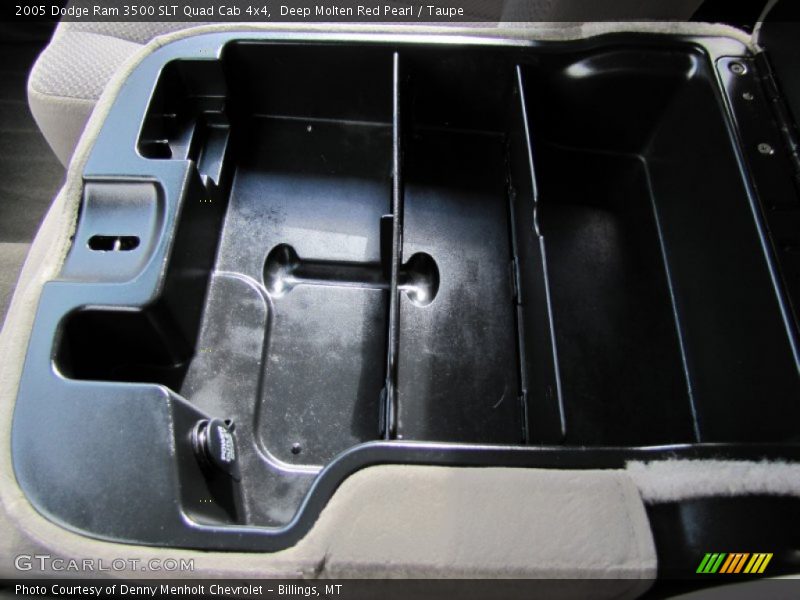 Deep Molten Red Pearl / Taupe 2005 Dodge Ram 3500 SLT Quad Cab 4x4
