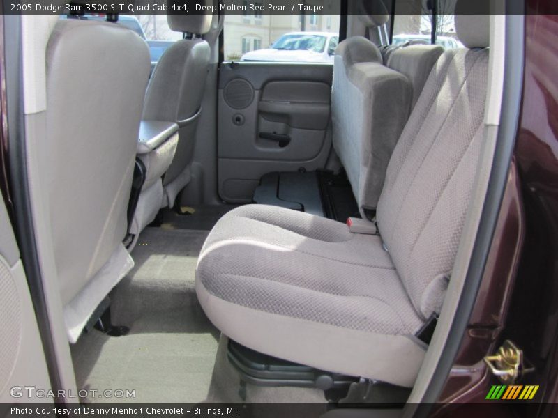 Deep Molten Red Pearl / Taupe 2005 Dodge Ram 3500 SLT Quad Cab 4x4