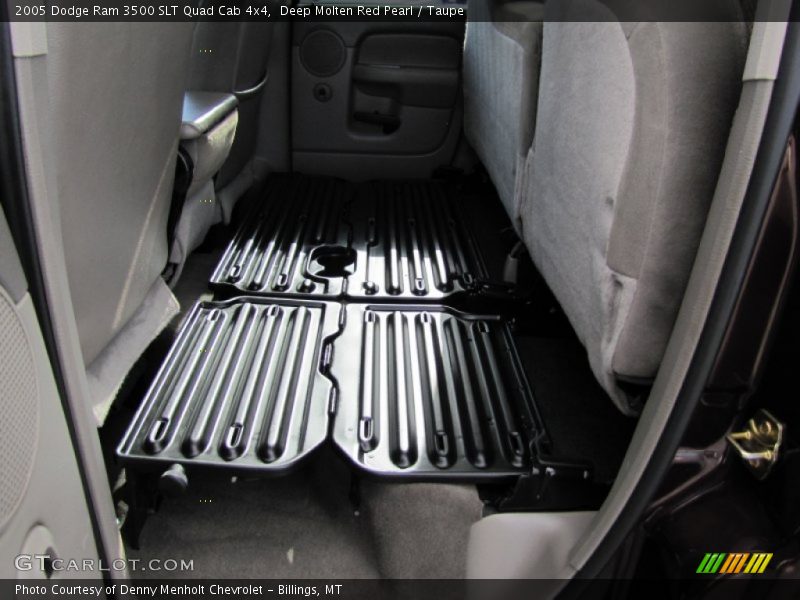 Deep Molten Red Pearl / Taupe 2005 Dodge Ram 3500 SLT Quad Cab 4x4