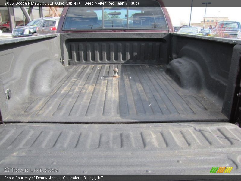 Deep Molten Red Pearl / Taupe 2005 Dodge Ram 3500 SLT Quad Cab 4x4