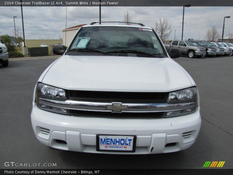 Summit White / Medium Pewter 2004 Chevrolet TrailBlazer LS 4x4