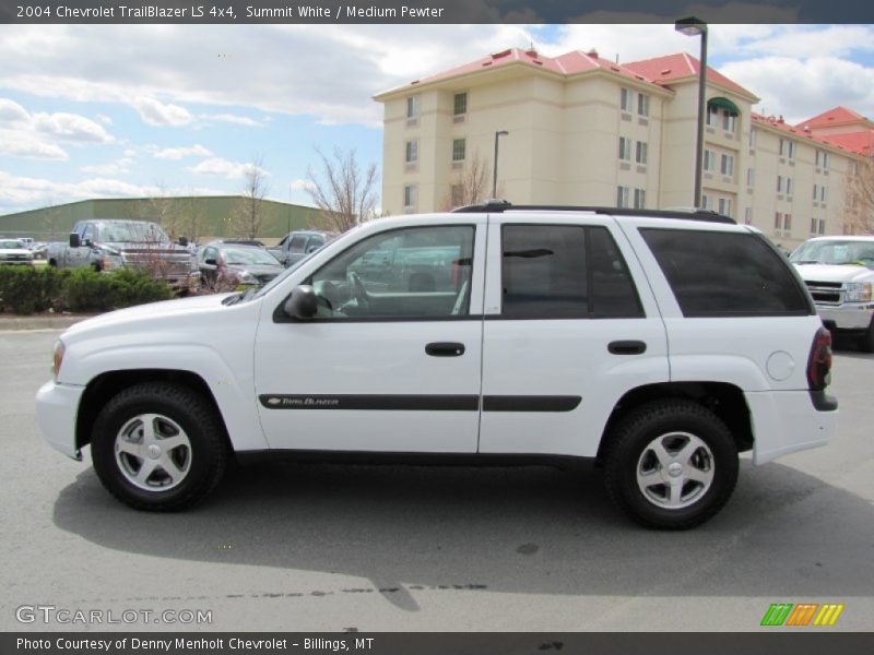 Summit White / Medium Pewter 2004 Chevrolet TrailBlazer LS 4x4