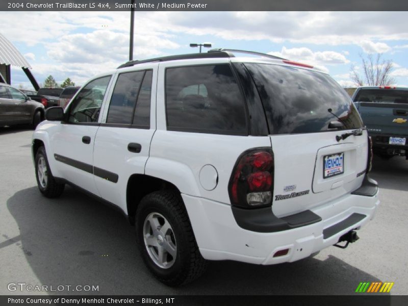 Summit White / Medium Pewter 2004 Chevrolet TrailBlazer LS 4x4