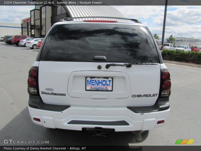 Summit White / Medium Pewter 2004 Chevrolet TrailBlazer LS 4x4