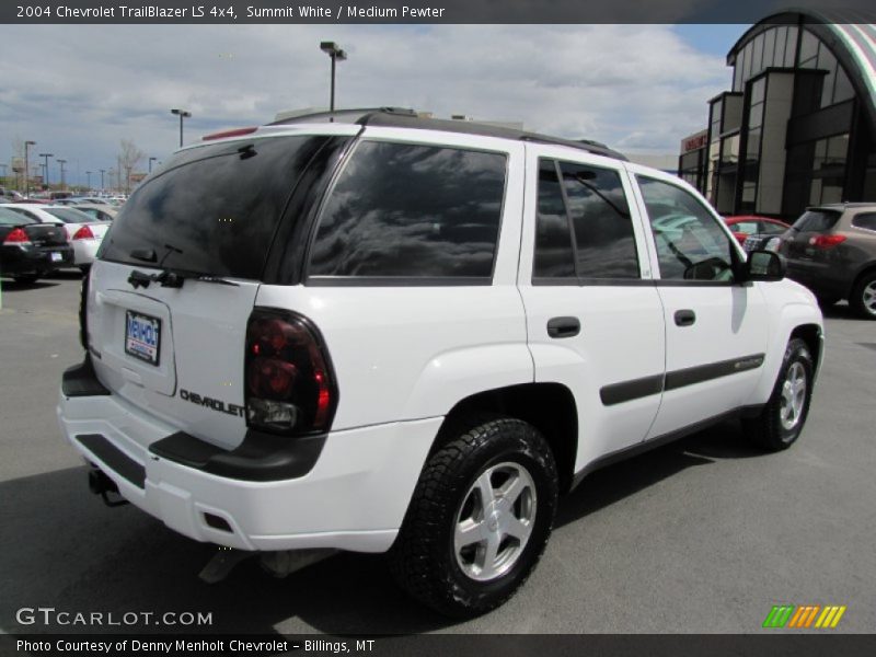 Summit White / Medium Pewter 2004 Chevrolet TrailBlazer LS 4x4