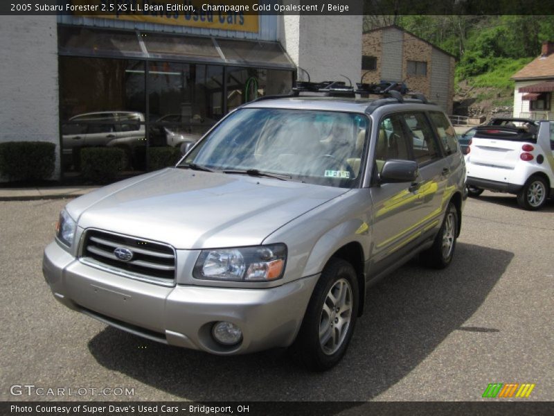 Champagne Gold Opalescent / Beige 2005 Subaru Forester 2.5 XS L.L.Bean Edition