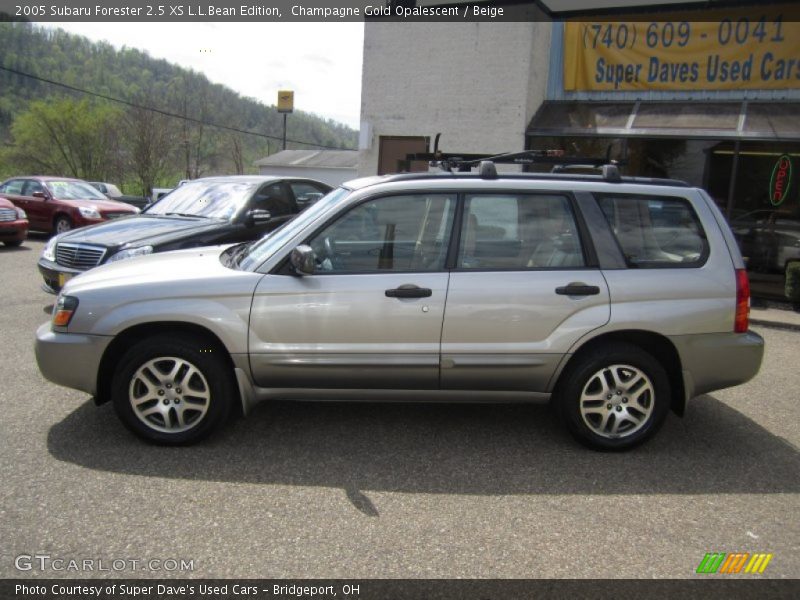 Champagne Gold Opalescent / Beige 2005 Subaru Forester 2.5 XS L.L.Bean Edition