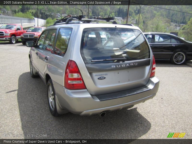 Champagne Gold Opalescent / Beige 2005 Subaru Forester 2.5 XS L.L.Bean Edition