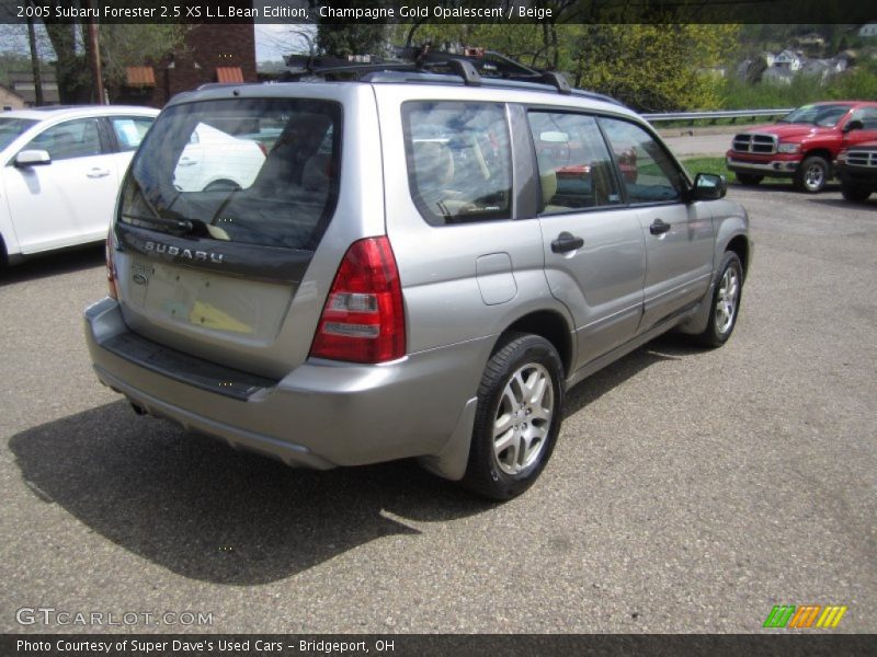 Champagne Gold Opalescent / Beige 2005 Subaru Forester 2.5 XS L.L.Bean Edition