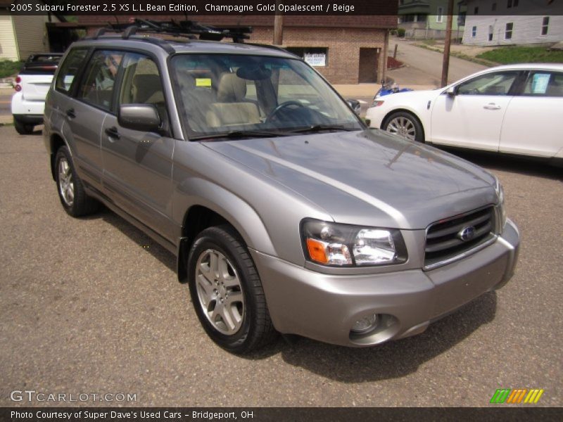 Champagne Gold Opalescent / Beige 2005 Subaru Forester 2.5 XS L.L.Bean Edition