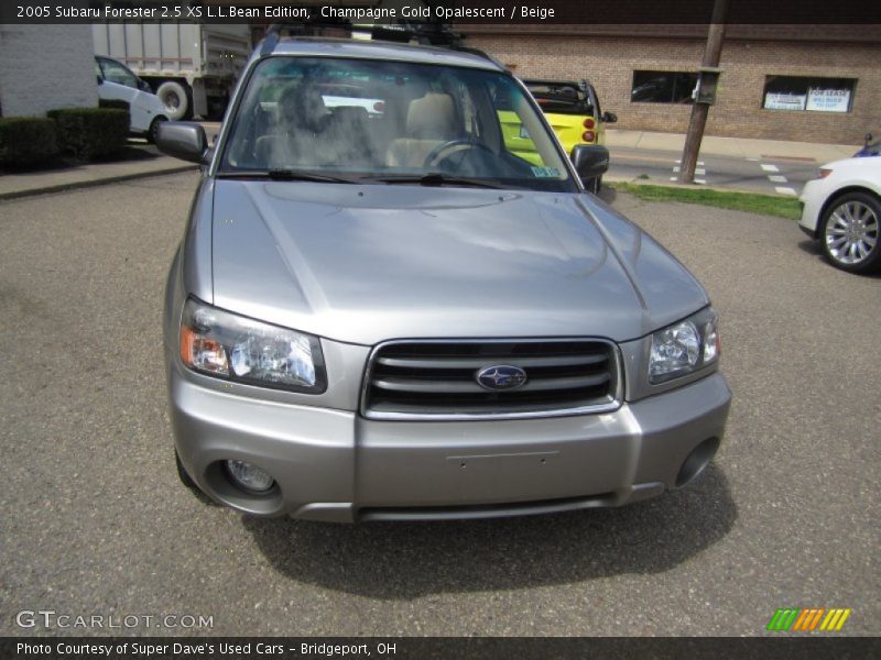 Champagne Gold Opalescent / Beige 2005 Subaru Forester 2.5 XS L.L.Bean Edition