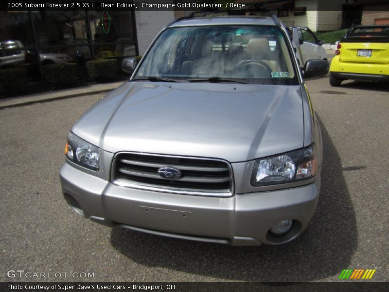 Champagne Gold Opalescent / Beige 2005 Subaru Forester 2.5 XS L.L.Bean Edition