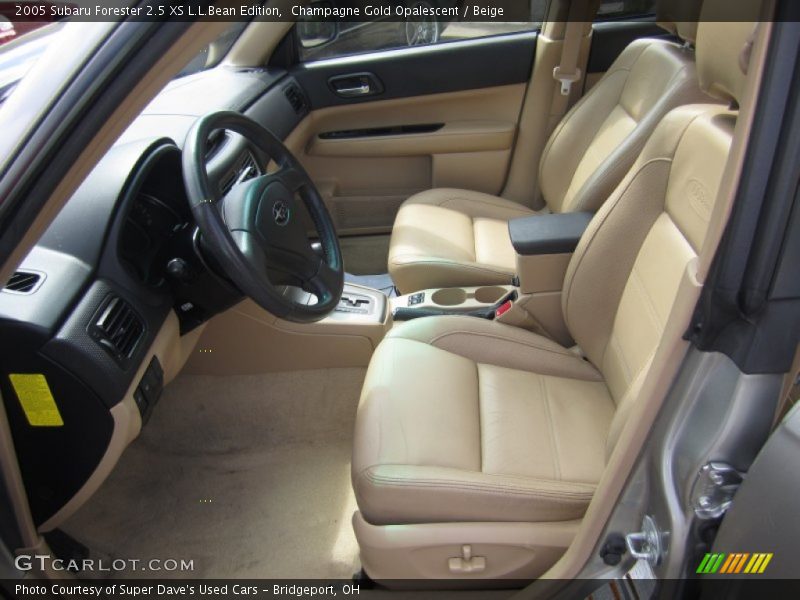 Champagne Gold Opalescent / Beige 2005 Subaru Forester 2.5 XS L.L.Bean Edition