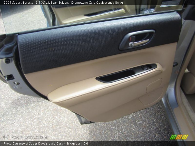 Champagne Gold Opalescent / Beige 2005 Subaru Forester 2.5 XS L.L.Bean Edition