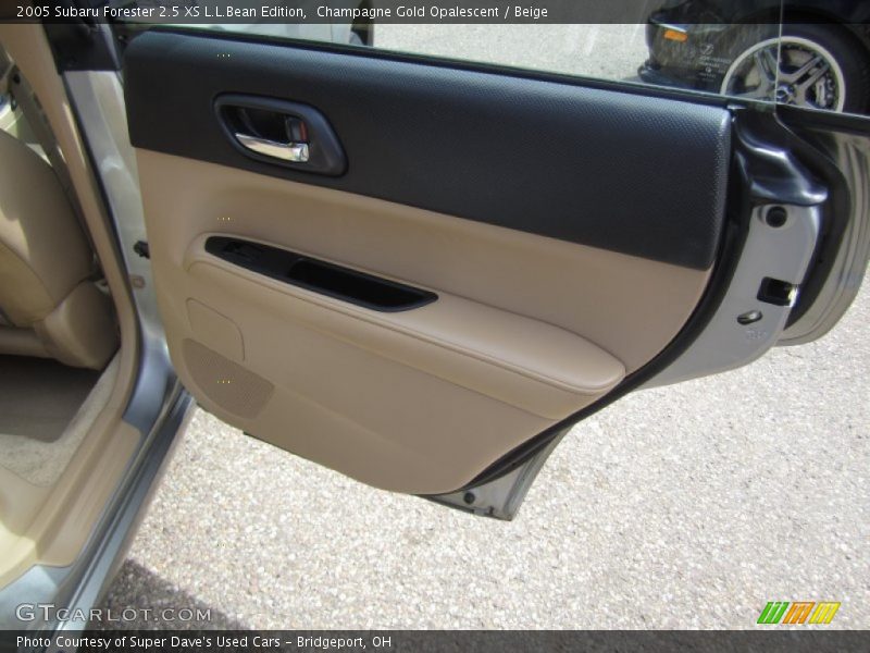 Champagne Gold Opalescent / Beige 2005 Subaru Forester 2.5 XS L.L.Bean Edition