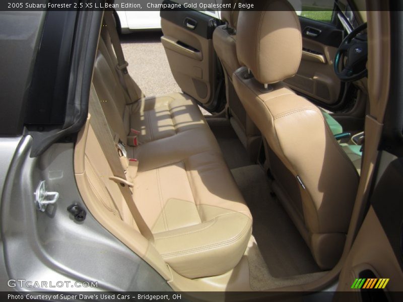 Champagne Gold Opalescent / Beige 2005 Subaru Forester 2.5 XS L.L.Bean Edition
