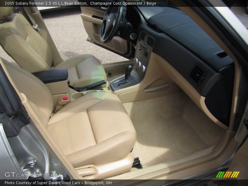 Champagne Gold Opalescent / Beige 2005 Subaru Forester 2.5 XS L.L.Bean Edition