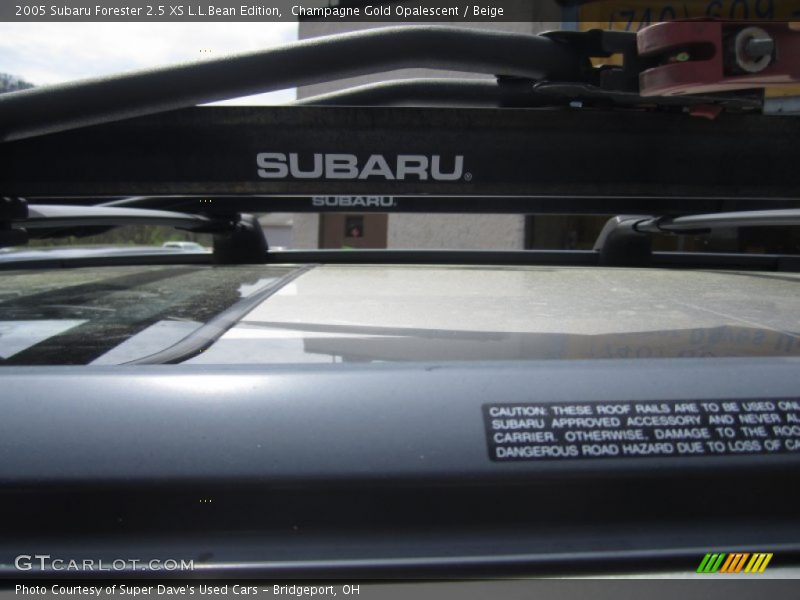 Champagne Gold Opalescent / Beige 2005 Subaru Forester 2.5 XS L.L.Bean Edition