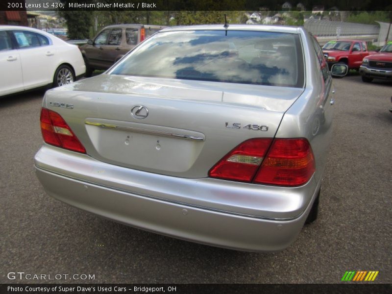 Millenium Silver Metallic / Black 2001 Lexus LS 430