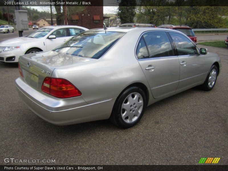 Millenium Silver Metallic / Black 2001 Lexus LS 430