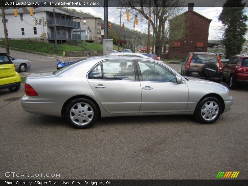 Millenium Silver Metallic / Black 2001 Lexus LS 430