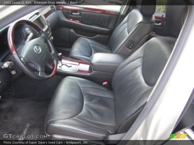 Millenium Silver Metallic / Black 2001 Lexus LS 430