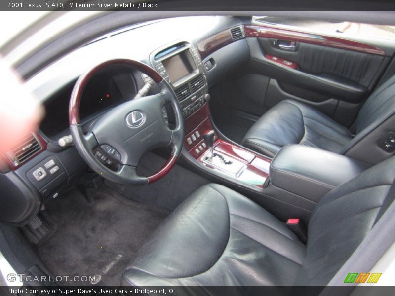 Millenium Silver Metallic / Black 2001 Lexus LS 430
